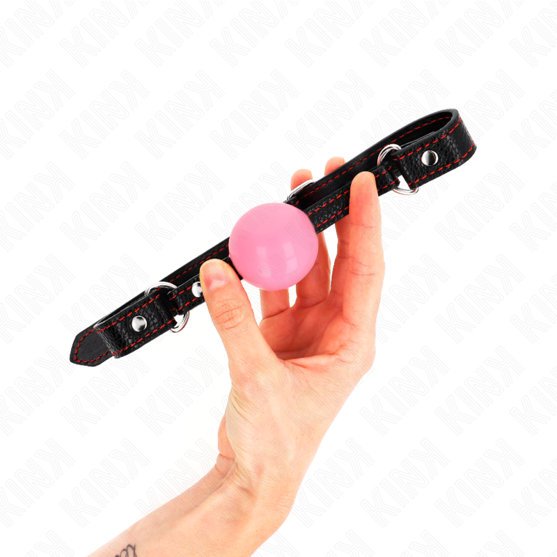 KINK - ROSE GOLD BALL 4 CM GAG 60 x 2 CM - My naughty haven #