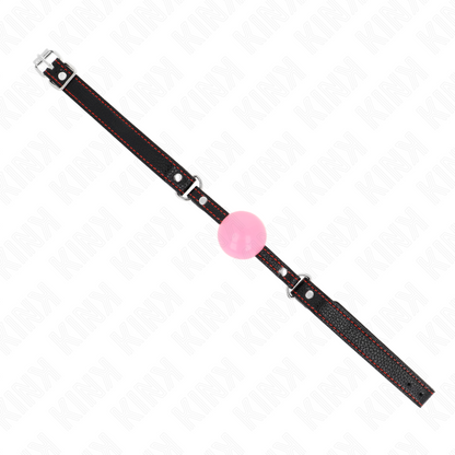 KINK - ROSE GOLD BALL 4 CM GAG 60 x 2 CM - My naughty haven #