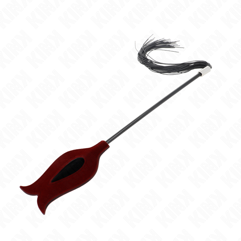KINK - ROSE SHAPE SILICONE TASSEL WHIP 45 CM - My naughty haven #