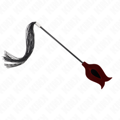 KINK - ROSE SHAPE SILICONE TASSEL WHIP 45 CM - My naughty haven #