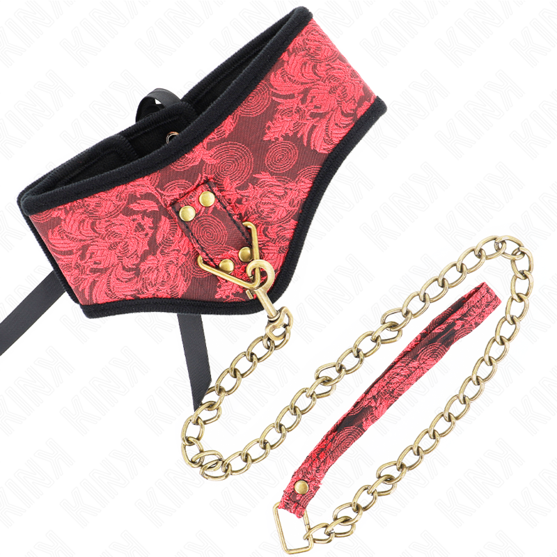 KINK - SCANDAL MODEL NECKLACE WITH LACE STRAP 75 CM 44 X 10 CM - My naughty haven #