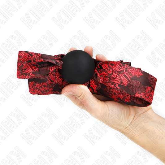 KINK - SCANDAL SILICONE BALL 4.5 CM GAG MODEL 2 146 x 4 CM - My naughty haven #