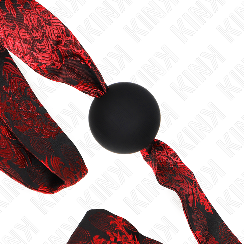 KINK - SCANDAL SILICONE BALL 4.5 CM GAG MODEL 2 146 x 4 CM - My naughty haven #