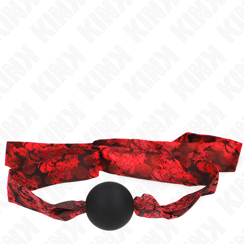 KINK - SCANDAL SILICONE BALL 4.5 CM GAG MODEL 2 146 x 4 CM - My naughty haven #