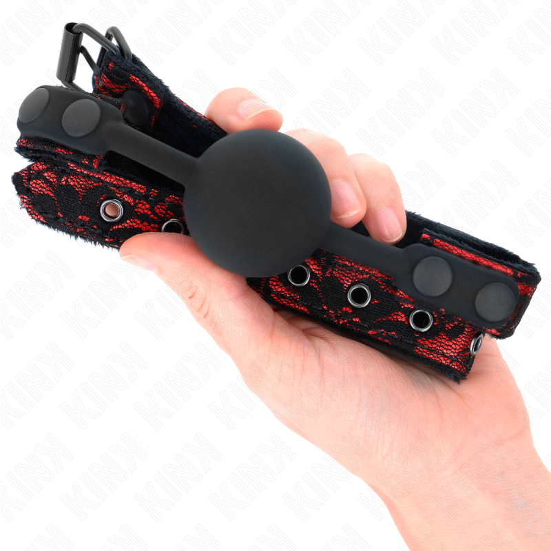 KINK - SCANDAL SILICONE BALL 4 CM GAG MODEL 1 65 x 2 CM - My naughty haven #