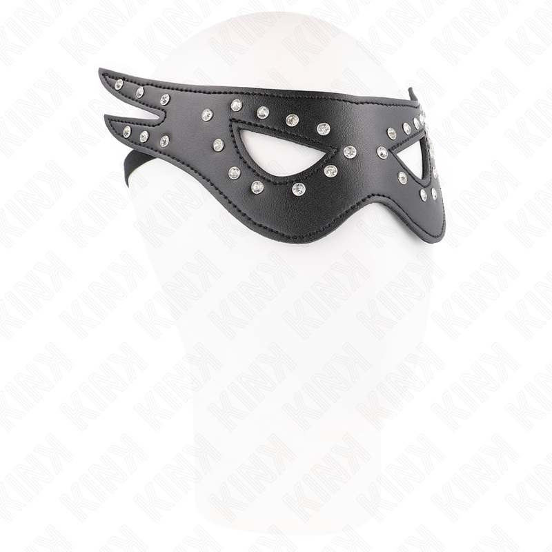 KINK - SEXY LEATHERETTE MASK MODEL 2 27 x 13 CM - My naughty haven #