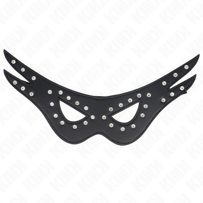 KINK - SEXY LEATHERETTE MASK MODEL 2 27 x 13 CM - My naughty haven #