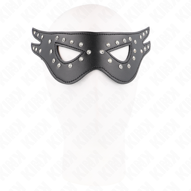 KINK - SEXY LEATHERETTE MASK MODEL 2 27 x 13 CM - My naughty haven #
