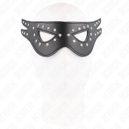 KINK - SEXY LEATHERETTE MASK MODEL 2 27 x 13 CM - My naughty haven #