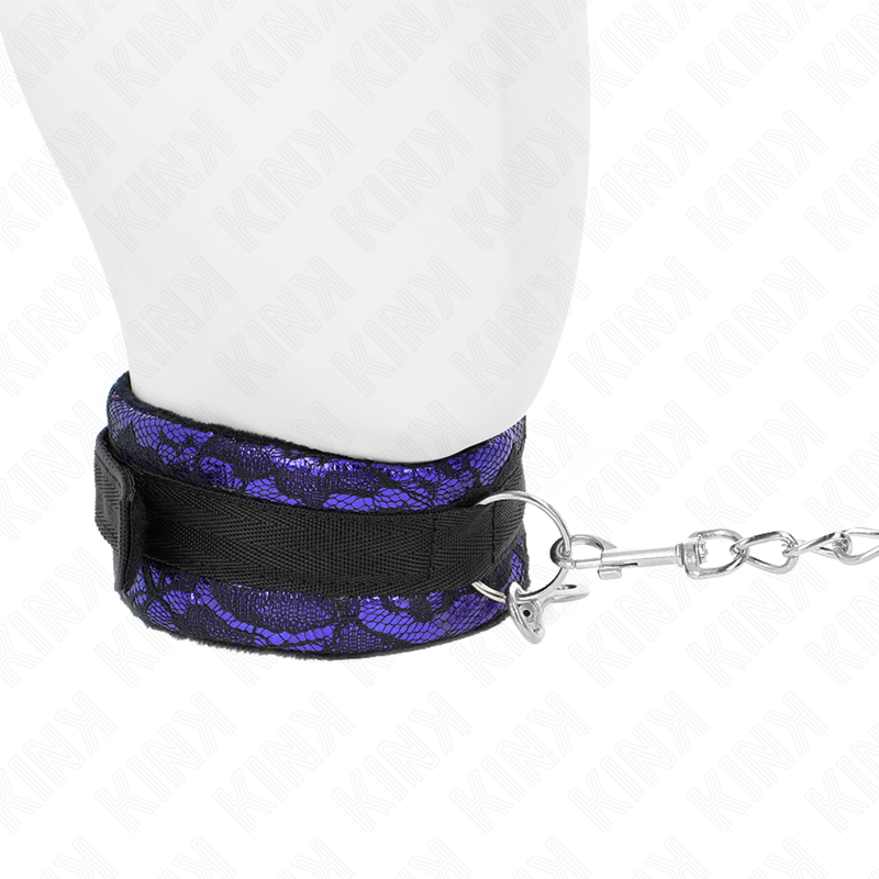 KINK - SHORT VELVET LACE NECKLACE WITH BELT 105 CM WITH NYLON TRIM 44 X 5.5 CM - My naughty haven #