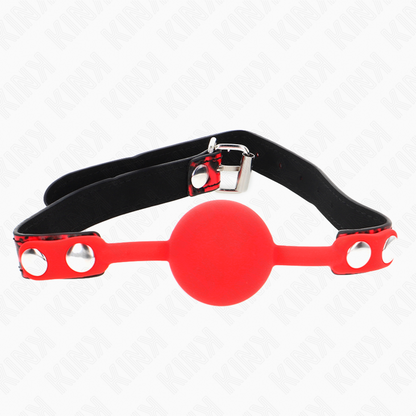 KINK - SILICONE BALL 4 CM GAG MODEL 2 60 x 2 CM - My naughty haven #