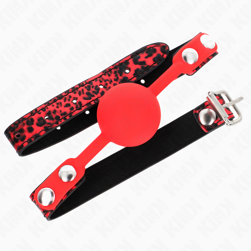 KINK - SILICONE BALL 4 CM GAG MODEL 2 60 x 2 CM - My naughty haven #