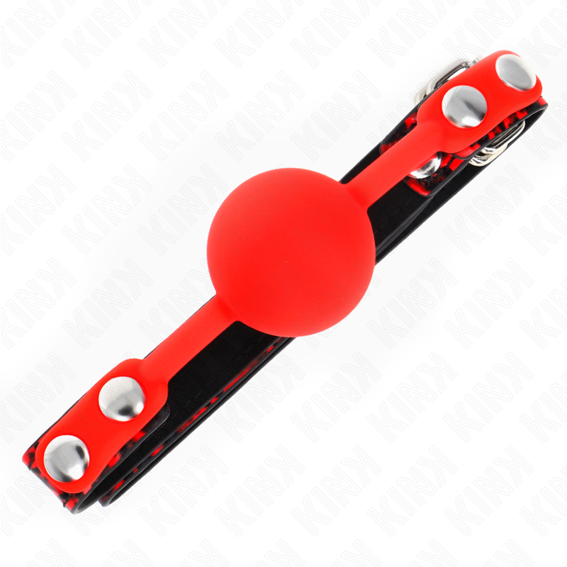 KINK - SILICONE BALL 4 CM GAG MODEL 2 60 x 2 CM - My naughty haven #