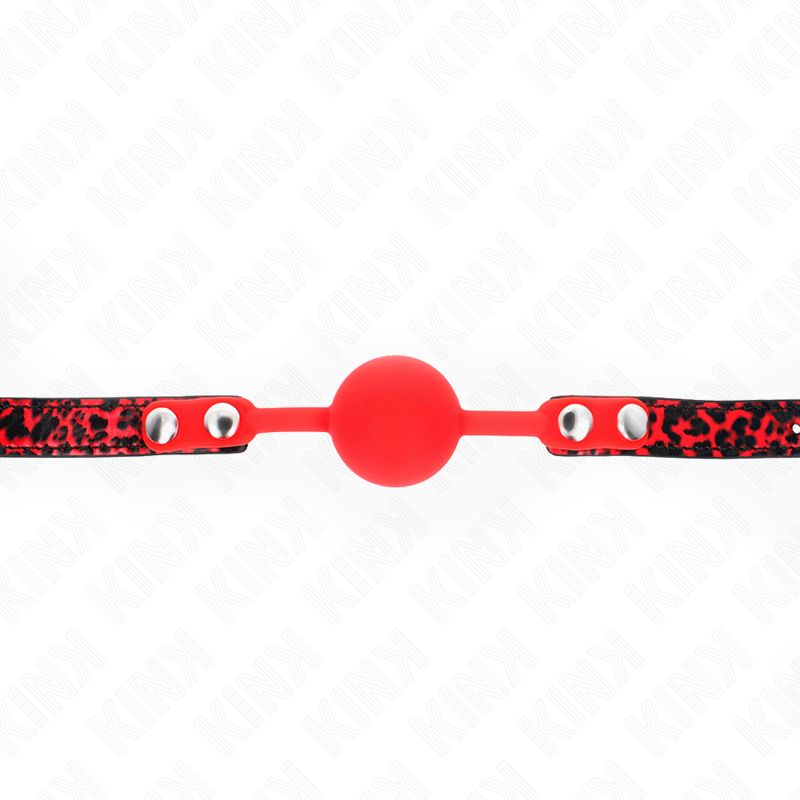 KINK - SILICONE BALL 4 CM GAG MODEL 2 60 x 2 CM - My naughty haven #