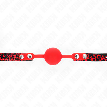 KINK - SILICONE BALL 4 CM GAG MODEL 2 60 x 2 CM - My naughty haven #