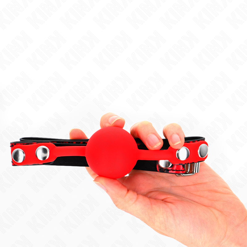 KINK - SILICONE BALL 4 CM GAG MODEL 2 60 x 2 CM - My naughty haven #