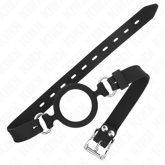 KINK - SILICONE O-RING 5 CM GAG 56 CM - My naughty haven #