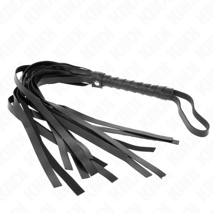 KINK - SIMPLE BLACK WHIP 45 CM - My naughty haven #