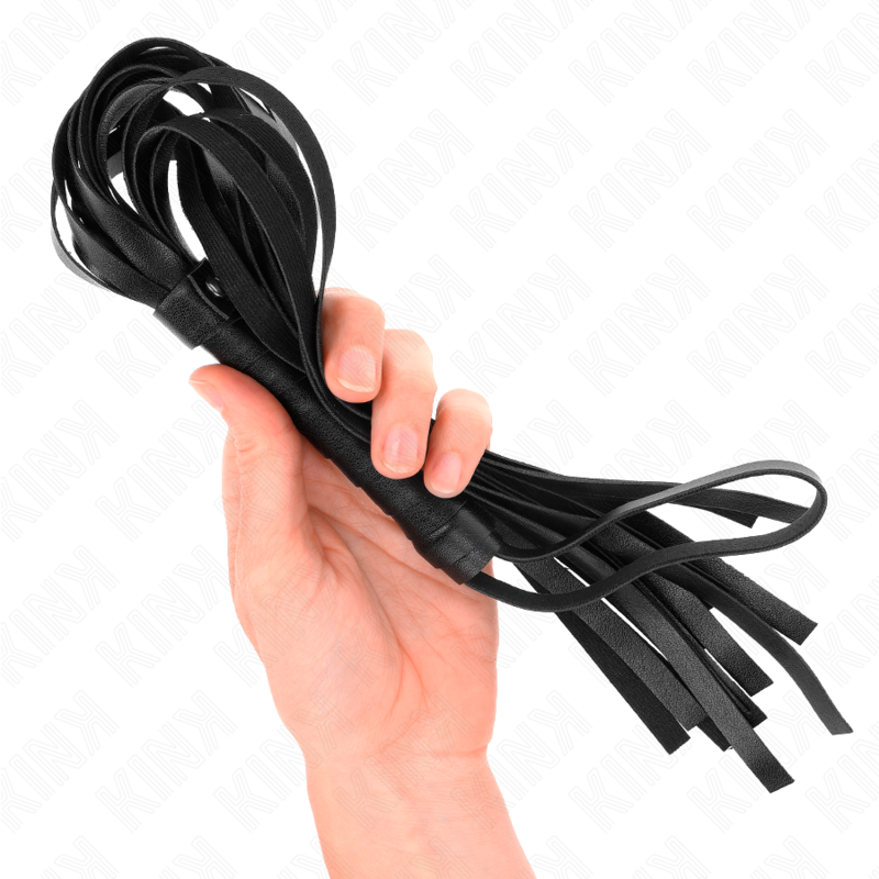 KINK - SIMPLE BLACK WHIP 45 CM - My naughty haven #