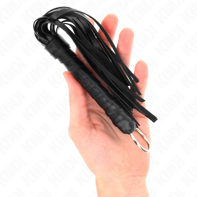 KINK - SIMPLE MINI BLACK WHIP 28 CM - My naughty haven #