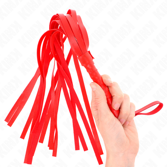 KINK - SIMPLE RED WHIP 45 CM - My naughty haven #