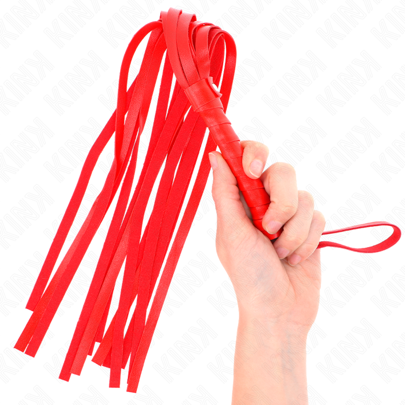 KINK - SIMPLE RED WHIP 45 CM - My naughty haven #