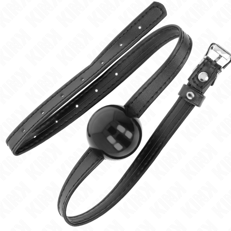 KINK - SMALL SIMPLICITY STRAP BALL 4 CM GAG 60 x 2 CM - My naughty haven #