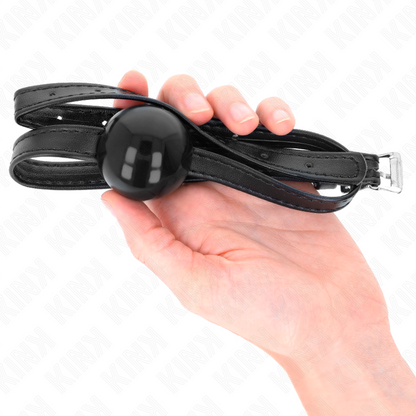 KINK - SMALL SIMPLICITY STRAP BALL 4 CM GAG 60 x 2 CM - My naughty haven #