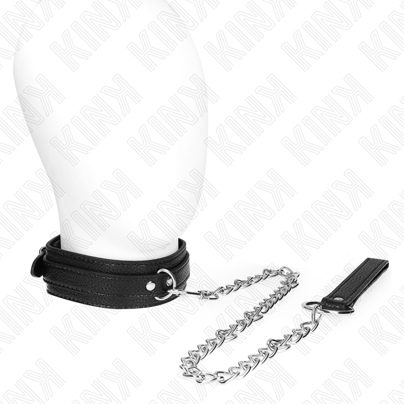 KINK - SNAKE PATTERN NECKLACE WITH LEASH 65 CM - My naughty haven #