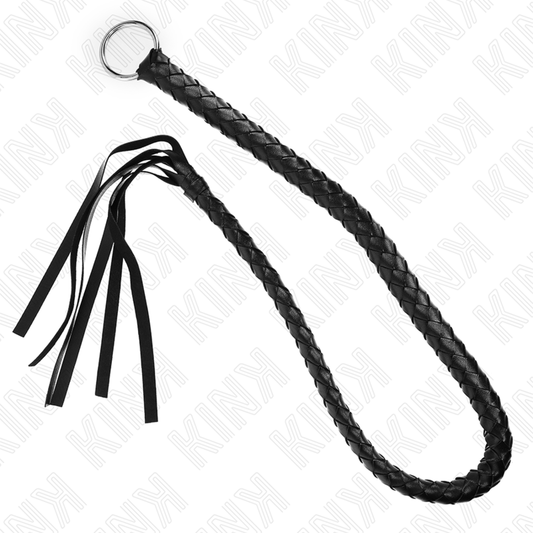 KINK - SNAKE WHIP WITH BLACK HAND RING 65 CM - My naughty haven #