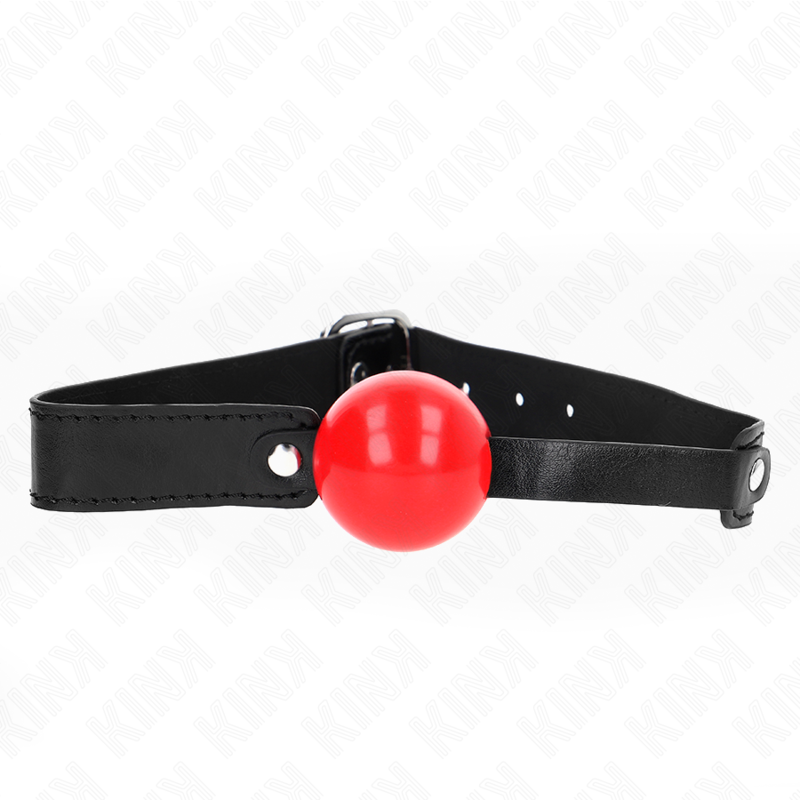 KINK - SOFT TPE BALL 4 CM GAG MODEL 1 66 x 2.5 CM ADJUSTABLE 41-61 CM - My naughty haven #