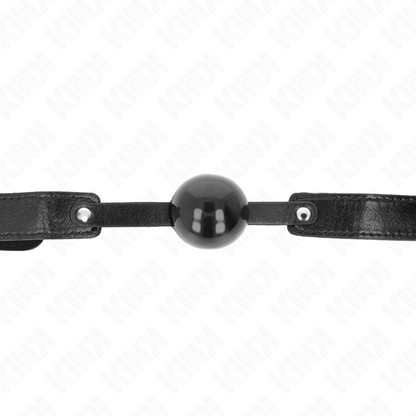 KINK - SOFT TPE BALL 4 CM GAG MODEL 2 65 x 2.5 CM - My naughty haven #
