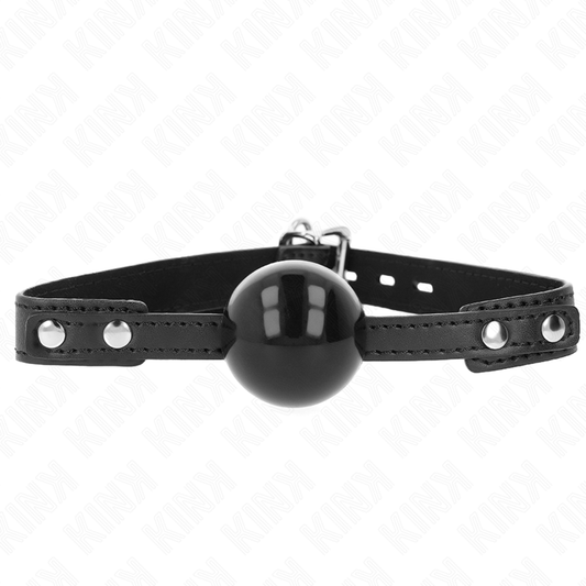 KINK - SOFT TPE BALL 4 CM GAG MODEL 3 60 x 2 CM ADJUSTABLE 37-52 CM - My naughty haven #