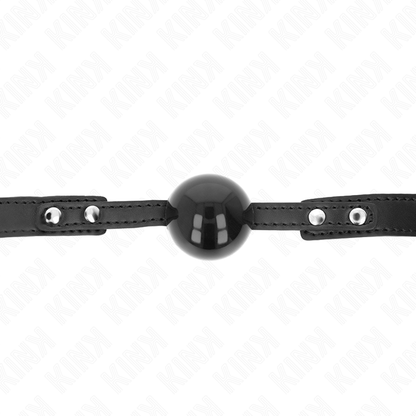 KINK - SOFT TPE BALL 4 CM GAG MODEL 3 60 x 2 CM ADJUSTABLE 37-52 CM - My naughty haven #