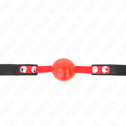 KINK - SOFT TPE BALL 4 CM GAG MODEL 4 60 x 2 CM ADJUSTABLE 37-52 CM - My naughty haven #