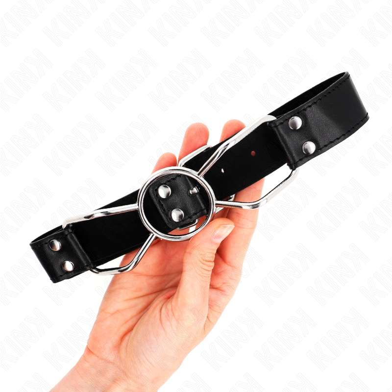 KINK - SPIDER MOUTH GAG 60 X 3 CM SIZE M 4.5 CM - My naughty haven #