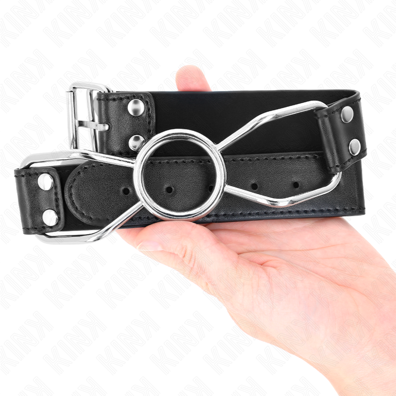 KINK - SPIDER MOUTH GAG 60 X 3 CM SIZE S 3 CM - My naughty haven #
