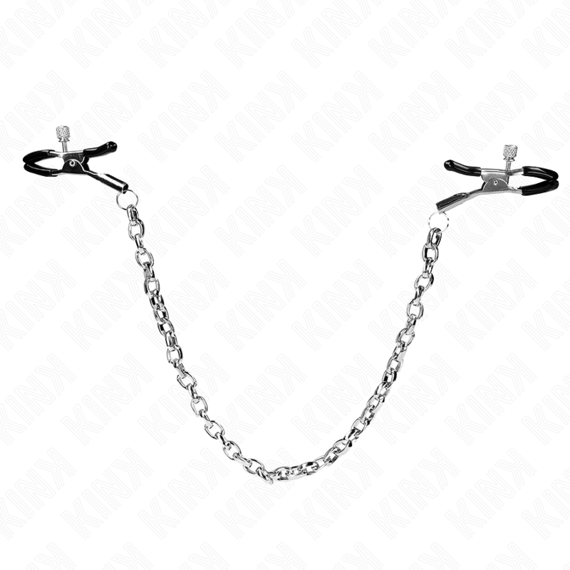 KINK - THICK CHAIN NIPPLE CLAMPS 30 CM - My naughty haven #