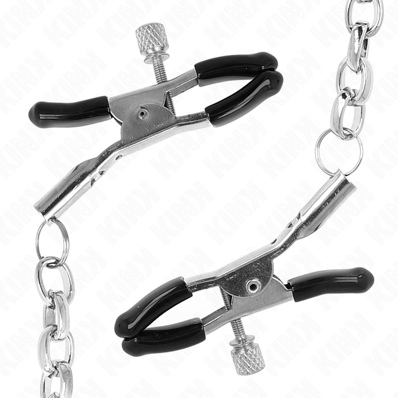 KINK - THICK CHAIN NIPPLE CLAMPS 30 CM - My naughty haven #