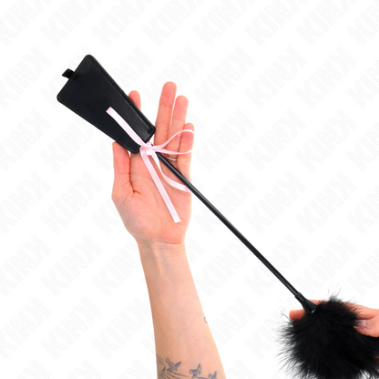 KINK - TICKLE FEATHERS WITH PINK RIBBON BOW 49 CM - My naughty haven #