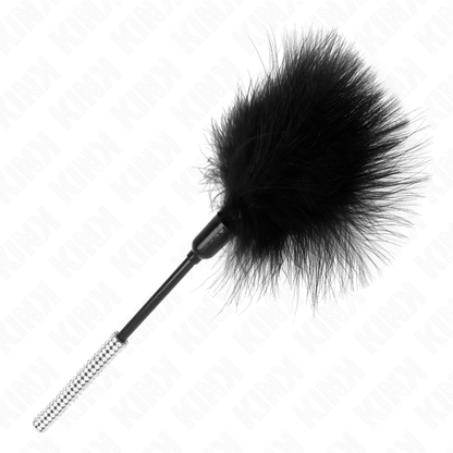 KINK - TICKLE FEATHERS WITH RHINESTONE HANDLE 27 CM - My naughty haven #