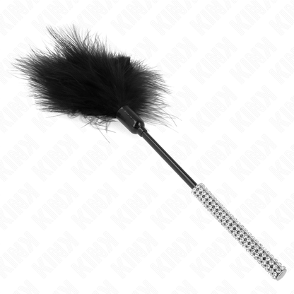 KINK - TICKLE FEATHERS WITH RHINESTONE HANDLE 27 CM - My naughty haven #