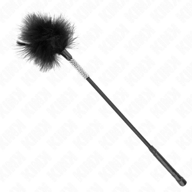 KINK - TICKLE FEATHERS WITH RHINESTONE HANDLE 50 CM - My naughty haven #