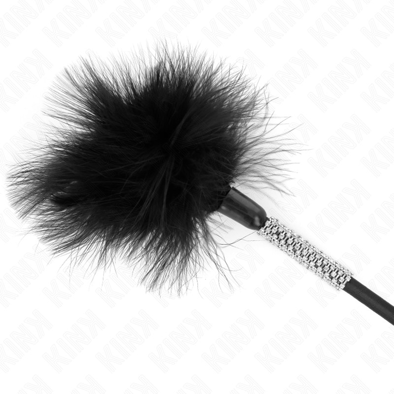 KINK - TICKLE FEATHERS WITH RHINESTONE HANDLE 50 CM - My naughty haven #