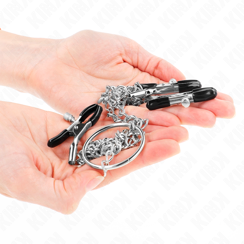 KINK - TRIPLE NIPPLE AND CLIT CLAMPS WITH CHAIN MODEL 0 - My naughty haven #