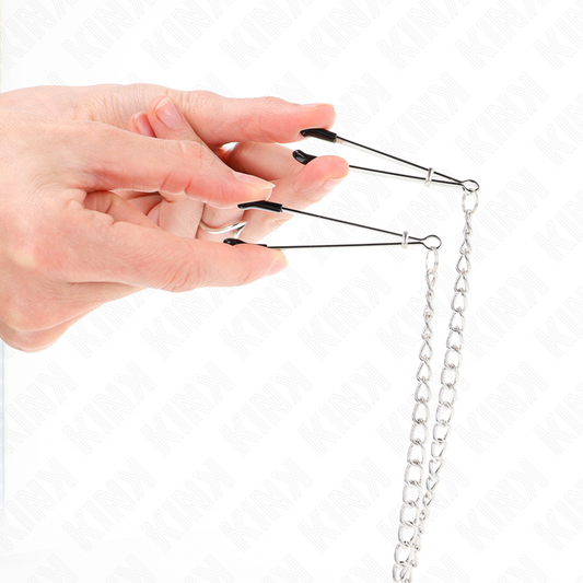 KINK - TRIPLE NIPPLE AND CLIT CLAMPS WITH CHAIN MODEL 1 - My naughty haven #