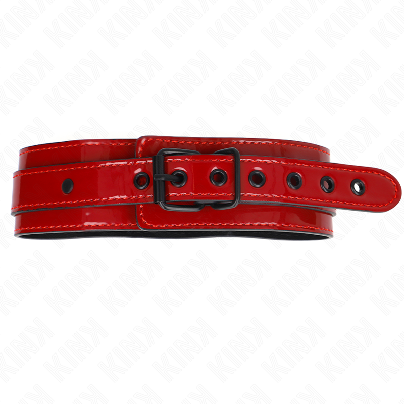 KINK - WINE RED ADJUSTABLE NECKLACE 37.5-49.5 CM X 5 CM - My naughty haven #
