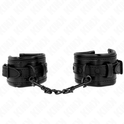 KINK - WRIST RESTRAINTS BLACK ADJUSTABLE 20-30 CM X 6 CM - My naughty haven #