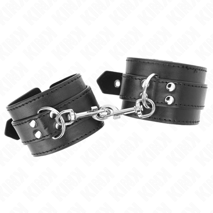 KINK - WRIST RESTRAINTS WITH STUDS 35 X 6 CM - My naughty haven #