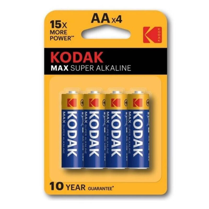 KODAK - MAX АЛКАЛНИ БАТЕРИИ AA LR6 БЛИСТЕР * 4